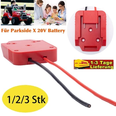 DEMKMILRI DIY Power Wheels Adapter Für Parkside X PAP 20V M 14AWG Spielzeug Rt-1/2/3 Stück