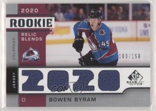 2020 Upper Deck SP Game Used Rookie Relics Blends 103/150 Bowen Byram #RB-BB RC