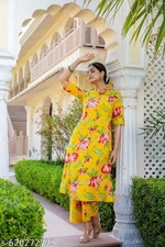 Readymad Rayon Kurta/kurti With Palazzo Set for Women's Party Festive Outfit