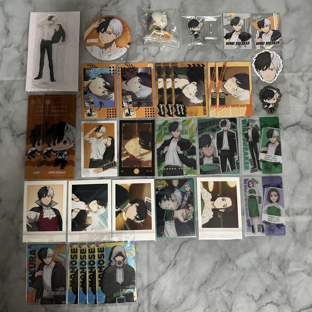 Auténtica Mercancía Cortavientos Colección Artículos de Personajes Anime Coleccionable