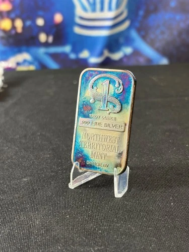 NORTHWEST TERRITORIAL MINT - 1 OZ. Silver Bar - .999 Fine Silver - Capsuled