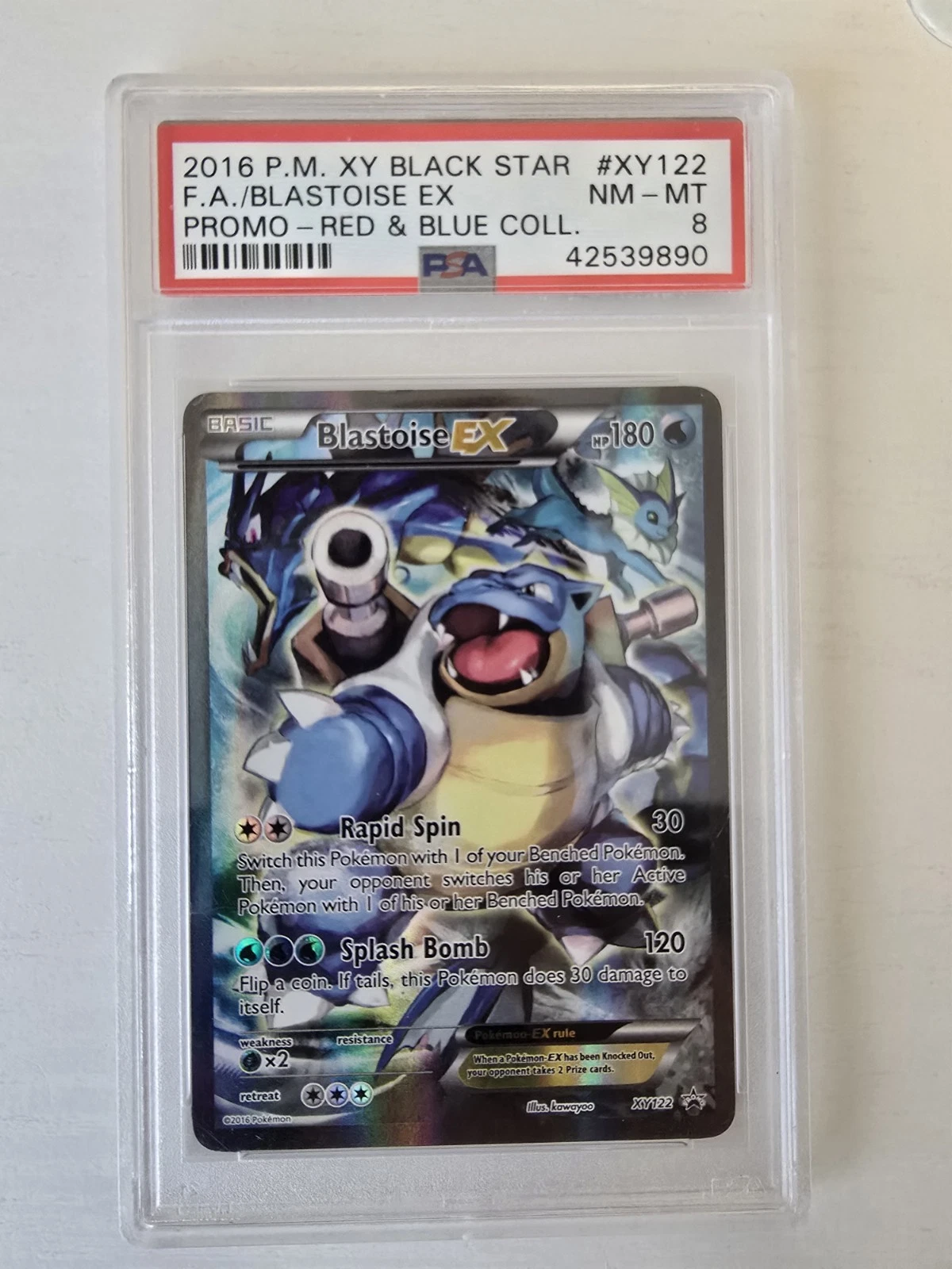 Blastoise-EX - XY Black Star Promos #XY122 Price & Value ($302.29