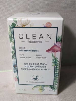 CLEAN Reserve Rain [Reserve Blend] Eau De Parfum 1.7oz sealed