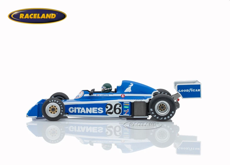 Ligier JS5 Matra V12 F1 Gitanes GP Belgien Zolder 1976 Laffite Spark 1:18 18S711 - Bild 2 von 4