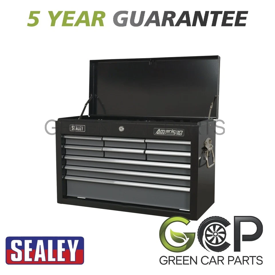 Topchest Sealey American PRO 9 cajones negro/gris AP2509B Foto 4 de 4