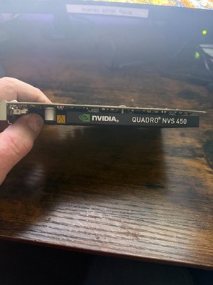 HP NVIDIA Quadro NVS 450 (FH516AV) 512MB GDDR3 SDRAM PCI Express x16 Graphics...