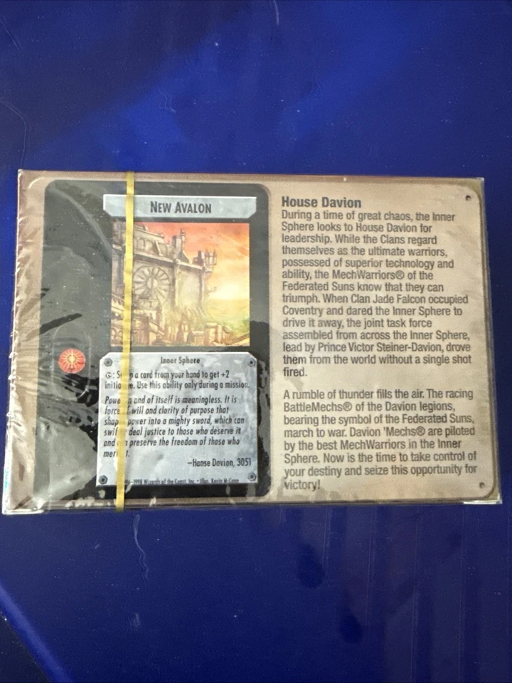 Battletech CCG Commander's Edition - House Davion - Sealed New - Image 2 of 4
