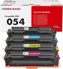 Cartridge 054 CRG-054 4 Pack Canon ImageCLASS MF644Cdw Toner MF642C Work