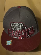 Vintage 90s Alabama Top Of The World TOW Script Name Snapback Hat Cap ROLL TIDE