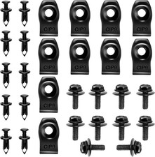 35 PCS Engine Under Cover Splash Shield Body Bolts Screws, Bumper Fender Line...