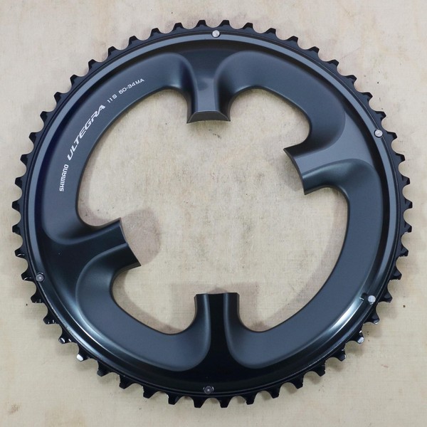 Shimano FC-6800 Ultegra Kettenblatt 50 ZäHne Aussen Bcd 110 Mm 2X11 Schwarz Alu-image