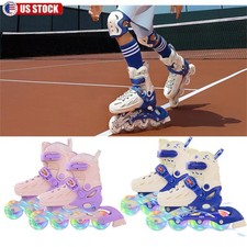 Inline Skates with Light Up Wheels Adjustable Inline Skates Kids