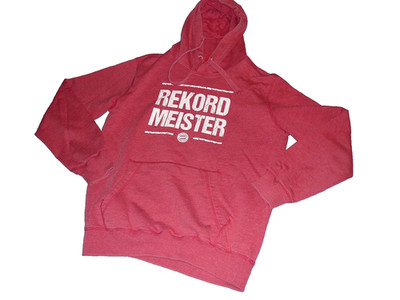 FC Bayern Hoodie Sweatshirt Gr. M original FCB rot Super Bayern Rekordmeister