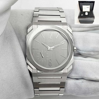 2025 Bulgari Octo Finissimo 103464 40MM Grey Dial Steel Box Paper