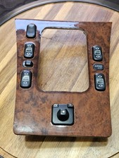 96-02 Mercedes W210 E320 E430 Center Console Shifter Trim Bezel Assembly Wood 96-02 Mercedes W210 E320 E430 Center Console Shifter Trim Bezel Assembly Wood