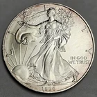 1996 American Silver Eagle 1 oz .999 Fine Silver Coin ASE d552