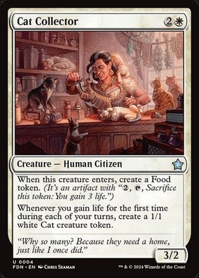 Cat Collector - Foundations - MTG