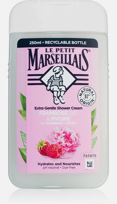 Le Petit Marseillais Raspberry BIO & Peony docciaschiuma in cream 250 ml
