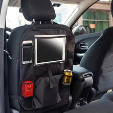 Car Back Seat Organizer Tablet Holder Multi-Pocket Storage
