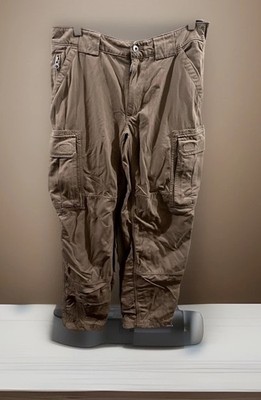 Duluth Trading Expedition Hiking Pants Brown Pockets 32 X 31 Elastic Waist