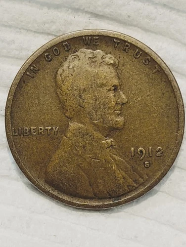 1912 S ~ LINCOLN WHEAT CENT ~ CH VG