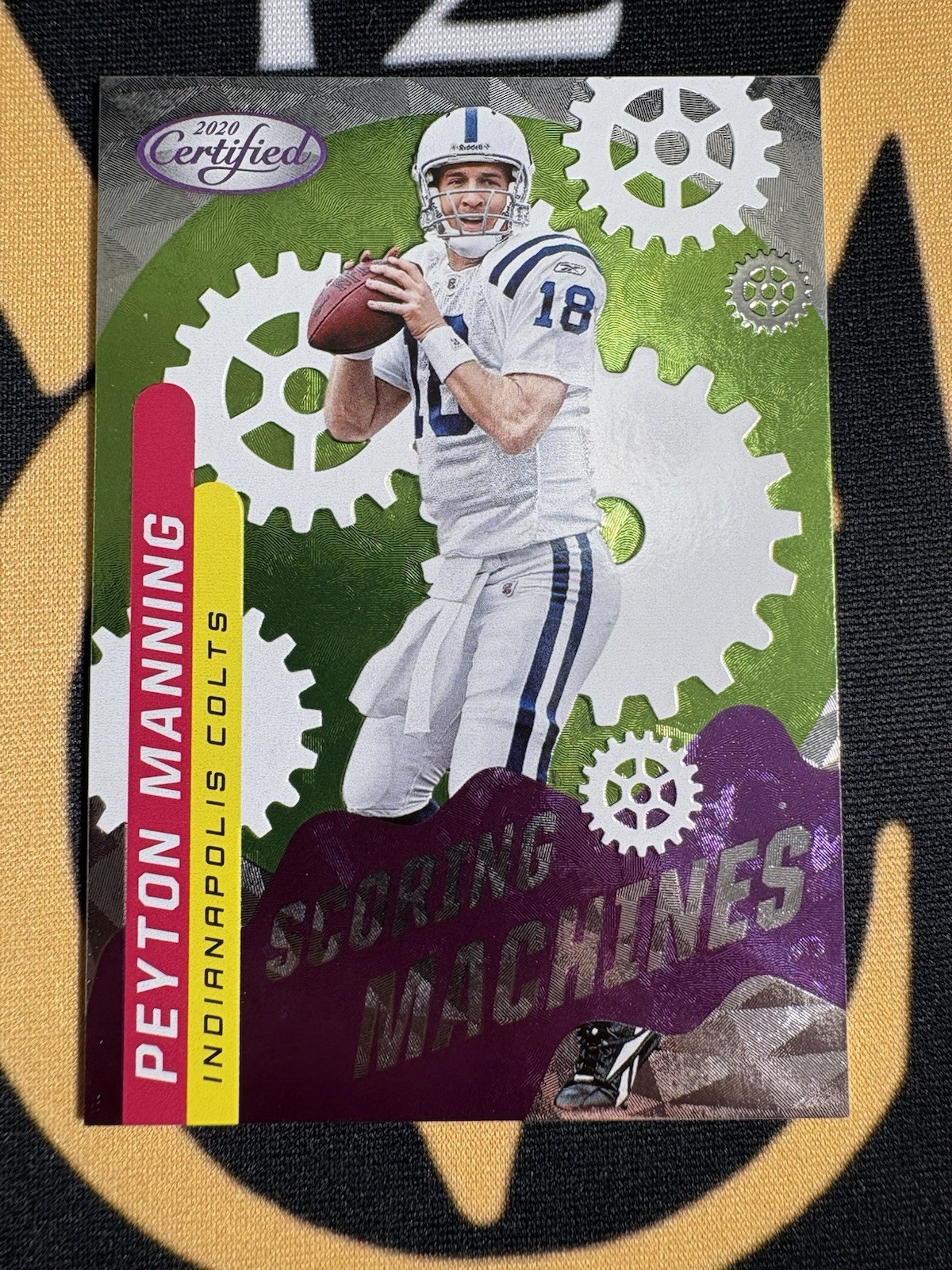 2020 Certified Peyton Manning SCORING MACHINES CASE HIT SUPER SHORT PRINT #SM-15