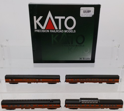 Kato 106-1051 Spur N Great Northern Smoothside Personenwagen 4 Wagen (Set A) EX | Zustand: Used