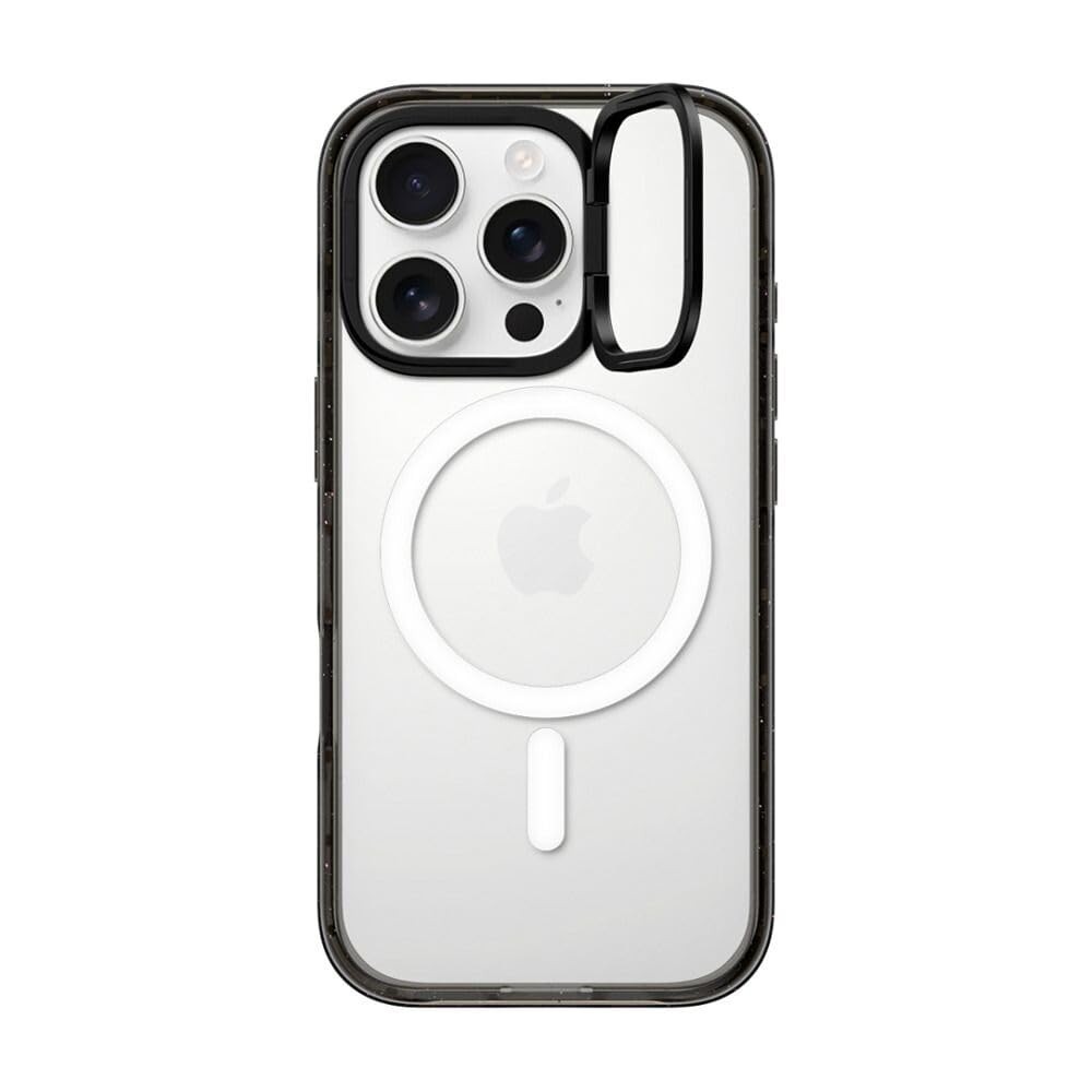 Impact-Resistant Ring Stand Case for iPhone 16 Pro with Kickstand & 6.6ft Military-Grade Drop Protection-image