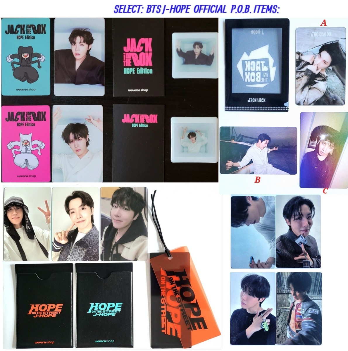 BTS J-HOPE: CHARM OF HOPE -HOPE ON STREET -JACK IN BOX POB