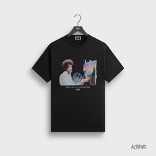 KITH x BobRoss Tee Oversized Cotton Print Unisex