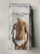 VTG NWT Calvin Klein Men's L Low Rise Hip Cotton Classic Fit Brief 4 Pack U4183