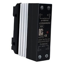 120VAC Solid State Relay Din Rail AC to AC Input 70-280V AC Output 24-480V