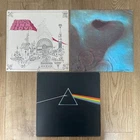 JOB LOT 3 X PINK FLOYD 12" VINYL LP's RELICS DARK SIDE OF THE MOON MEDDLE VG+/EX