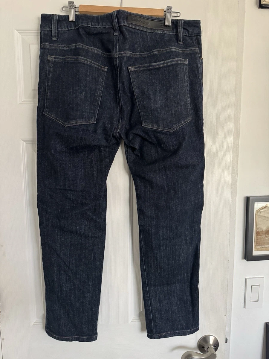Fin-ch denim biker pants 34 indigo camo Jeans Biker 0 THE-ECHELON 