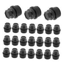 24PCS Wheel Lug Nut Covers M27x2.0 OEM 15646250,Bolt Covers Caps for Black