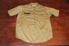 Boy Scouts of America BSA Men's Shirt Medium  No Size Green Vintage