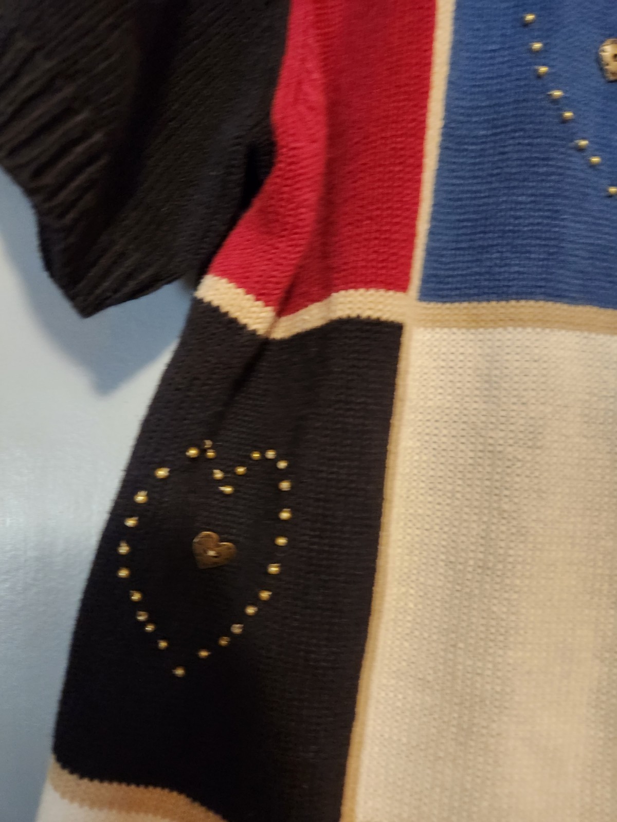 Alfred Dunner Vintage Patchwork Button Down Sweat… - image 2