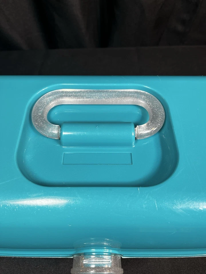 Estuche de Maquillaje Caboodles Verde Azulado/Menta Espuma de Mar Organizador Espejo 5626 On the Go Girl Foto 3 de 4