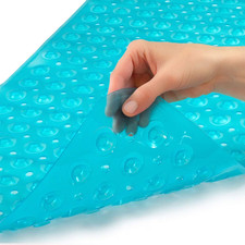 Extra Long Non Slip Bath Mat Bathtub Shower 39x16 Anti Mold Suction Cups Safety