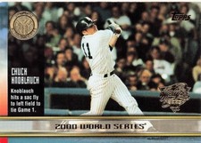 Chuck Knoblauch Subway Series Topps 2000 Baseball Card #84