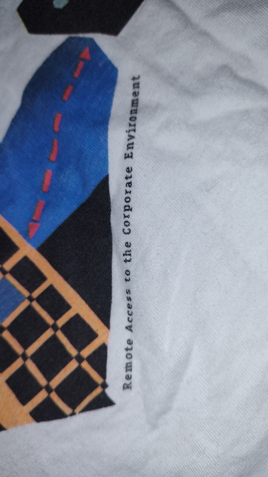 Vtg Future Proof Network Data Race Crew neck Shor… - image 14