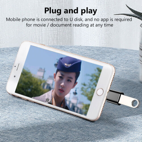 USB A auf Adapter OTG für iPhone iPad USB Stick Kamera Daten Schnell Laden 3.0 - Bild 8 von 16