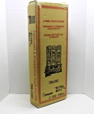 New 3 Panel Wooden Photo Screen for table top - Natural Maple - Made in Taiwan