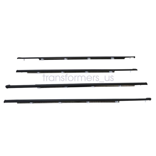 Outer Weatherstrip Door Belt Rubber Set Fits Honda Civic 4D Sedan 1992-1995 - Picture 2 of 10