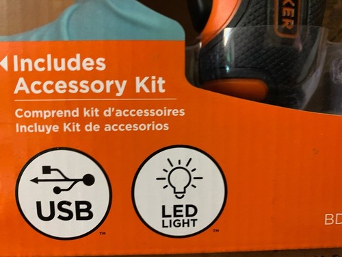 BLACK+DECKER 4-Volt Max 1/4-in Cordless Screwdriver 1-Battery & Charger Include - Picture 8 of 12