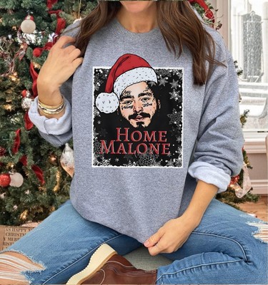Home Malone Sweatshirt Ugly Christmas Gift Idea Sweatshirt T-Shirt