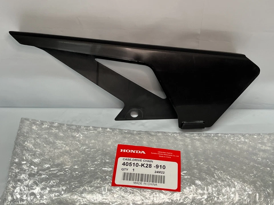 PROTECTOR CAJA CADENA TRANSMISIÓN HONDA 2014-2022 CRF125 F/FB GENUINO NUEVO 40510-K28-910 Foto 2 de 3