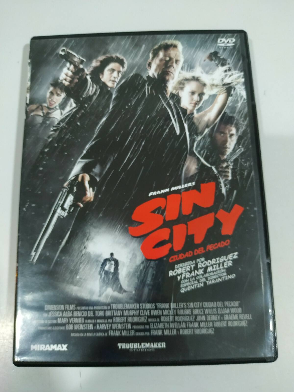 Without City Frank Miller Bruce Willis - DVD Spanish English Region 2 - 3T