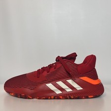 Adidas Pro Bounce 2019  Red/White Mens Sneakers Shoes Size 12.5 US adidas Pro Bounce 2019 Low Power Red for Sale | Authenticity  main image 3