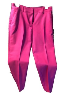hot pink ankle pants
